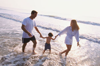 Family at Beach